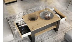 Lenart Ławy I Stoliki Do Salonu|Stoliki Kawowe I Ławy*stolik kawowy Quant QA-09 w stylu loft