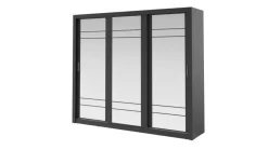 Lenart Szafy Do Przedpokoju|Szafy Do Sypialni*szafa Arti AR-02 czarna