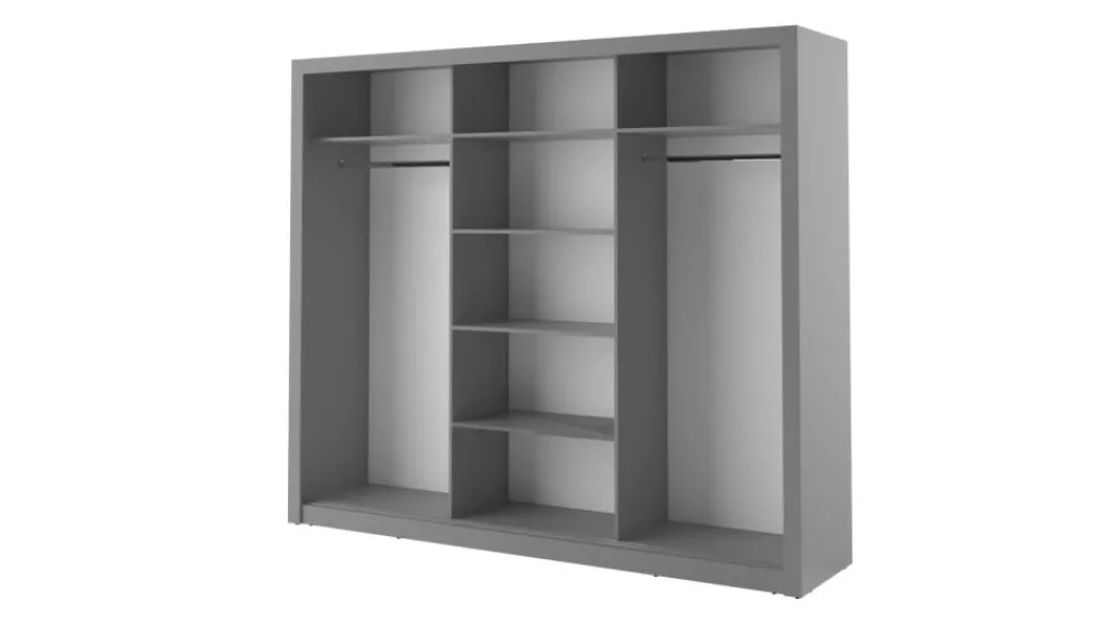 Lenart Szafy Do Przedpokoju|Szafy Do Sypialni*szafa Arti AR-02 szara