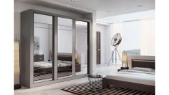 Lenart Szafy Do Przedpokoju|Szafy Do Sypialni*szafa Arti AR-02 szara