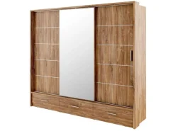 Lenart Szafy Do Przedpokoju|Szafy Do Sypialni*szafa Arti AR-01 z oświetleniem / dąb stirling