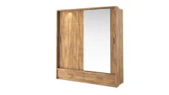Lenart Szafy Do Przedpokoju|Szafy Do Sypialni*szafa Arti AR-05P z lustrem i oświetleniem dąb stirling
