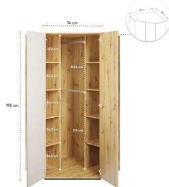 Dzieci Lenart Szafy Do Pokoju Młodzieżowego|Szafy Do Pokoju Dziecięcego*szafa narożna Qubic QB-01 w stylu nowoczesnym