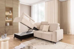 Bogart Narożniki Do Salonu|Narożniki*Lewostronny narożnik z pojemnikiem MAGNIS BP-A+2SF+OT2L+N-A