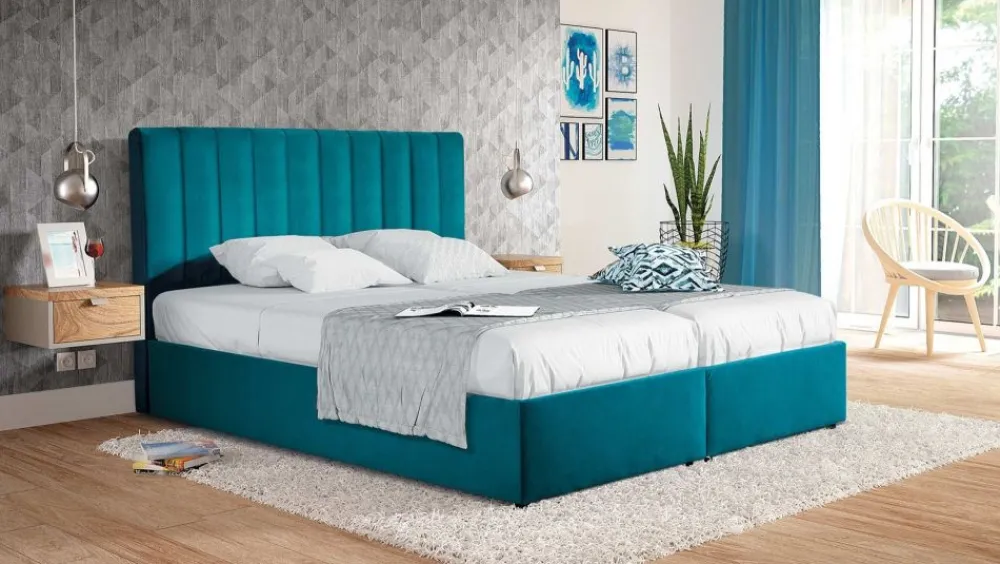 Libro Łóżka Do Sypialni|Łóżka Tapicerowane*łóżko Vertigo z pojemnikiem