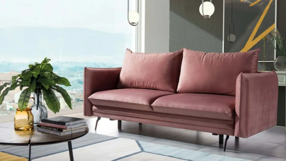 Libro Kanapy I Sofy Do Salonu|Sofy Dwuosobowe*sofa Akita na wysokich nóżkach