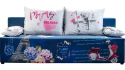 Dzieci Libro Łóżka Młodzieżowe|Łóżka Do Pokoju Dziecięcego*sofa Play Full France 3FBA z funkcją spania i pojemnikiem