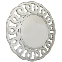 ArteHome Lustra*Lustro Avola 100cm ozdobne okrągłe w ażurowej artystycznej ramie
