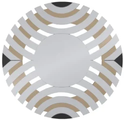 ArteHome Lustra*Lustro okrągłe Elisa Tawny 90cm w finezyjnej ramie dekoracyjne