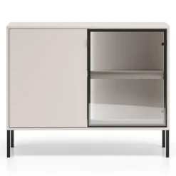 ML Meble Komody Do Biura|Komody Do Przedpokoju*Mała kaszmirowa komoda z witryna Barnee 03