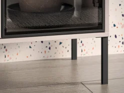 ML Meble Komody Do Biura|Komody Do Przedpokoju*Mała kaszmirowa komoda z witryna Barnee 03