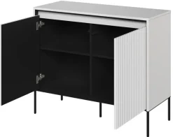 Dzieci Lenart Komody Do Biura|Komody Do Przedpokoju*Mała komoda ryflowana   Trend TR-02 biała