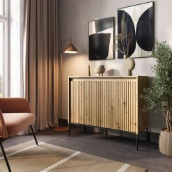 Dzieci Lenart Komody Do Biura|Komody Do Przedpokoju*Mała komoda ryflowana   Trend TR-02 biała