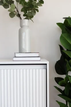 Dzieci Lenart Komody Do Biura|Komody Do Przedpokoju*Mała komoda ryflowana   Trend TR-02 biała