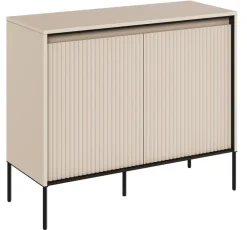 Dzieci Lenart Komody Do Biura|Komody Do Przedpokoju*Mała komoda ryflowana   Trend TR-02 beż piaskowy