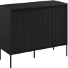 Dzieci Lenart Komody Do Biura|Komody Do Przedpokoju*Mała komoda z lamelami Trend TR-02 czarna