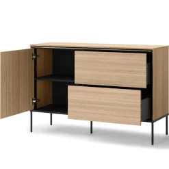 Lenart Komody Do Jadalni|Komody Do Sypialni*Mała komoda z szufladami VISSO VI-03 dąb linearny