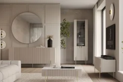 Bogart Ławy I Stoliki Do Pokoju Młodzieżowego|Ławy I Stoliki Do Salonu*MALMI Ława 100 2SZ - cashmere / crema bianca / złote nogi