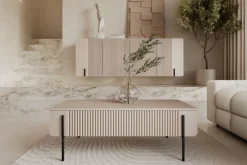 Bogart Ławy I Stoliki Do Pokoju Młodzieżowego|Ławy I Stoliki Do Salonu*MALMI Ława 100 2SZ - cashmere / czarne nogi