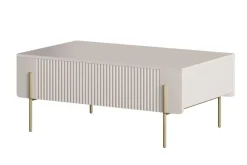 Bogart Ławy I Stoliki Do Pokoju Młodzieżowego|Ławy I Stoliki Do Salonu*MALMI Ława 100 2SZ - cashmere / złote nogi