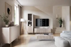 Bogart Ławy I Stoliki Do Pokoju Młodzieżowego|Ławy I Stoliki Do Salonu*MALMI Ława 100 2SZ - cashmere / złote nogi