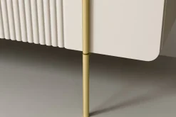 Bogart Komody Do Biura|Komody Do Przedpokoju*MALMI Komoda 150 3D - cashmere / crema bianca  / złote nogi