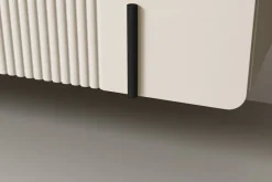 Bogart Komody Do Biura|Komody Do Przedpokoju*MALMI Komoda 150 3D - cashmere / crema bianca / czarny / wisząca