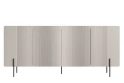 Bogart Komody Do Biura|Komody Do Przedpokoju*MALMI Komoda 200 4D - cashmere / crema bianca  / czarne nogi