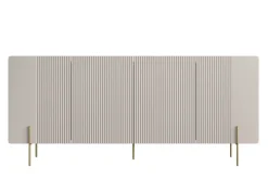 Bogart Komody Do Biura|Komody Do Przedpokoju*MALMI Komoda 200 4D - cashmere / crema bianca  / złote nogi