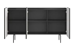 Bogart Komody Do Biura|Komody Do Przedpokoju*MALMI Komoda 150 3D - czarny / czarne nogi
