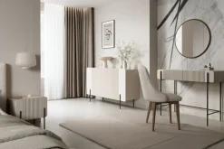 Bogart Szafki I Regały Do Biura|Szafki I Regały Do Pokoju Młodzieżowego*MALMI Szafka nocna 45 1SZ - cashmere / crema bianca  / czarne nogi