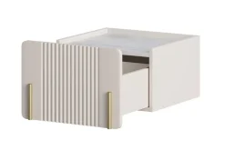 Bogart Szafki I Regały Do Biura|Szafki I Regały Do Pokoju Młodzieżowego*MALMI Szafka nocna 45 1SZ  - cashmere / crema bianca  / złoty / wisząca