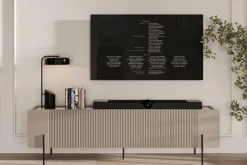 Bogart Szafki Rtv Do Salonu|Szafki Rtv*MALMI Szafka RTV 200 2D2SZ - cashmere / crema bianca / czarne nogi