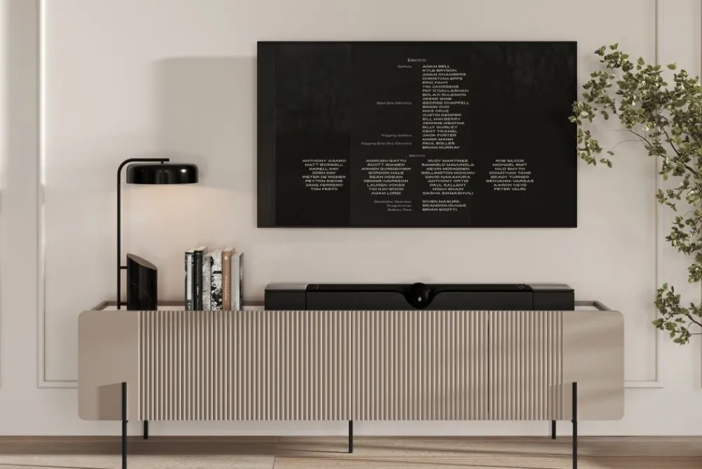 Bogart Szafki Rtv Do Salonu|Szafki Rtv*MALMI Szafka RTV 200 2D2SZ - cashmere / crema bianca / czarne nogi