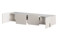 Bogart Szafki Rtv Do Salonu|Szafki Rtv*MALMI Szafka RTV 200 2D2SZ - cashmere / crema bianca  / czarny / wisząca