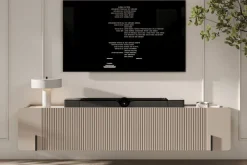 Bogart Szafki Rtv Do Salonu|Szafki Rtv*MALMI Szafka RTV 200 2D2SZ - cashmere / crema bianca  / czarny / wisząca