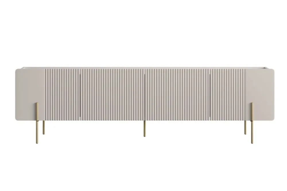 Bogart Szafki Rtv Do Salonu|Szafki Rtv*MALMI Szafka RTV 200 2D2SZ - cashmere / złote nogi