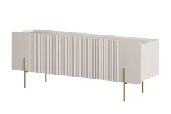 Bogart Szafki Rtv Do Salonu|Szafki Rtv*MALMI Szafka RTV 150 2D1SZ - cashmere / złote nogi