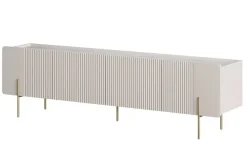 Bogart Szafki Rtv Do Salonu|Szafki Rtv*MALMI Szafka RTV 200 2D2SZ - cashmere / crema bianca  / złote nogi