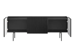 Bogart Szafki Rtv Do Salonu|Szafki Rtv*MALMI Szafka RTV 150 2D1SZ - czarny / czarne nogi