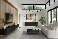 Bogart Szafki Rtv Do Salonu|Szafki Rtv*MALMI Szafka RTV 200 2D2SZ - czarny / czarne nogi