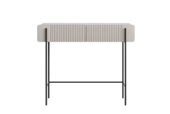 Bogart Konsole Do Przedpokoju|Toaletki Do Sypialni*MALMI Toaletka 100 2SZ - cashmere / crema bianca  / czarne nogi