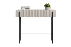 Bogart Konsole Do Przedpokoju|Toaletki Do Sypialni*MALMI Toaletka 100 2SZ - cashmere / crema bianca  / czarne nogi