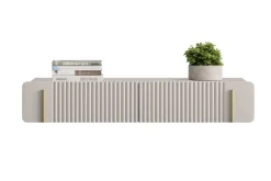 Bogart Konsole Do Przedpokoju|Toaletki Do Sypialni*MALMI Toaletka 100 2SZ - cashmere / złoty / wisząca