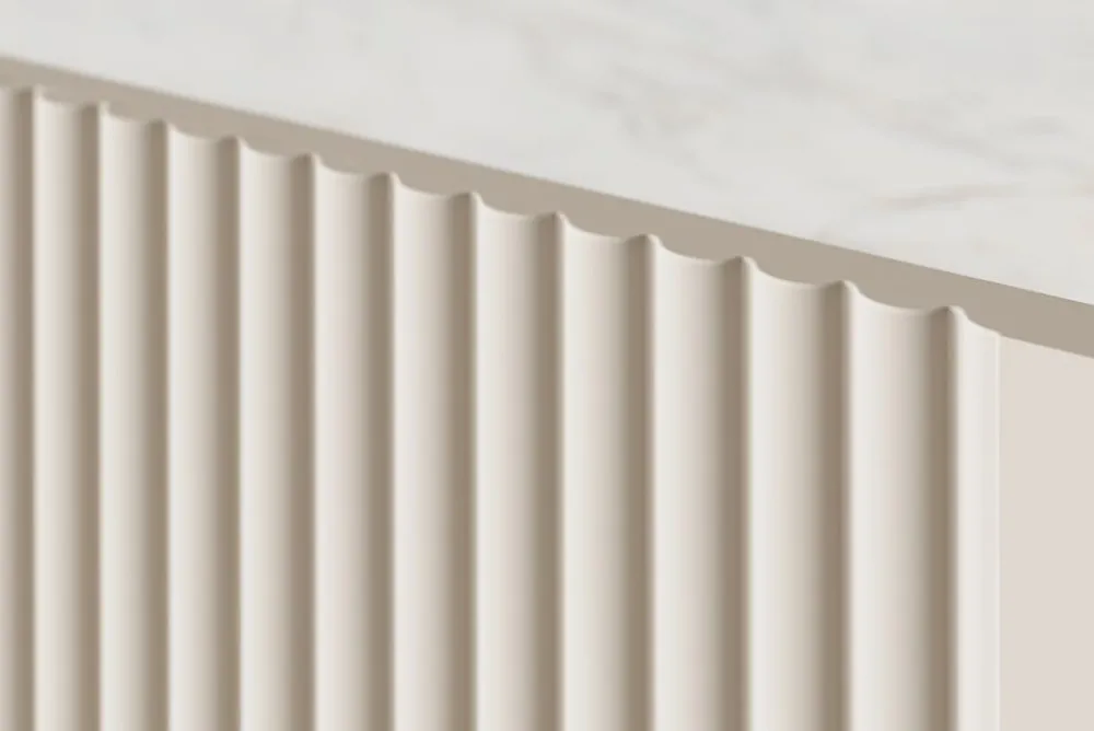 Bogart Konsole Do Przedpokoju|Toaletki Do Sypialni*MALMI Toaletka 100 2SZ - cashmere / crema bianca / czarny / wisząca