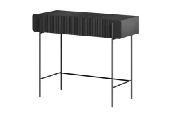 Bogart Konsole Do Przedpokoju|Toaletki Do Sypialni*MALMI Toaletka 100 2SZ - czarny / czarne nogi