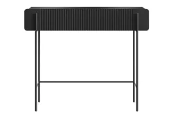 Bogart Konsole Do Przedpokoju|Toaletki Do Sypialni*MALMI Toaletka 100 2SZ - czarny / czarne nogi