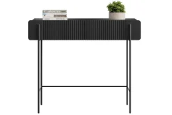 Bogart Konsole Do Przedpokoju|Toaletki Do Sypialni*MALMI Toaletka 100 2SZ - czarny / czarne nogi