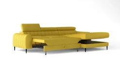 Wersal Narożniki Do Salonu|Narożniki*Mały narożnik rozkładany z regulowanymi zagłówkami Navas S