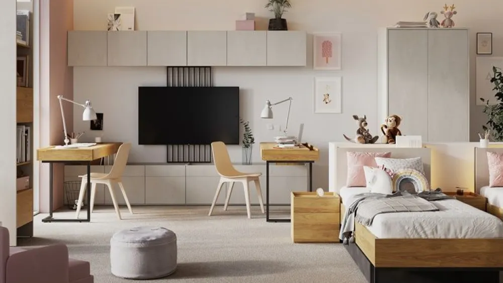 Dzieci Lenart Zestawy Młodzieżowe|Zestawy Dla Dzieci*Meble dla rodzeństwa Teen Flex